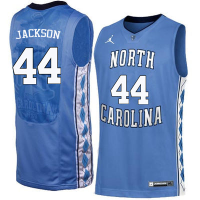 Men North Carolina Tar Heels #44 Justin Jackson College Basketball Jerseys Sale-Blue - Click Image to Close